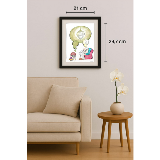 Mehrdad Samadi Zakaria 29x21cm Original Cartoon BOD00001