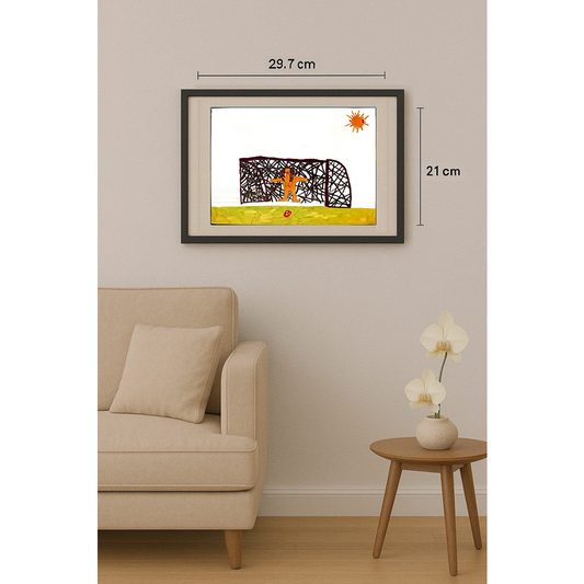 Milovahovic Boben 29x21cm Original Cartoon BOD00080