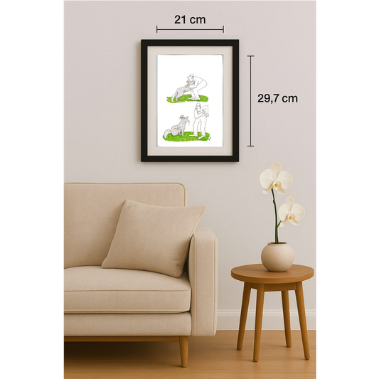 Borislav Hegedusic 29x21cm Original Cartoon BOD00143