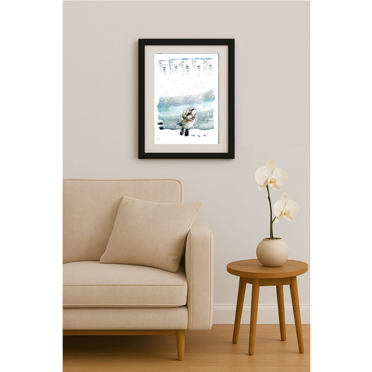 Viacheslav Bibishev 43x30cm Original Cartoon BOD00250