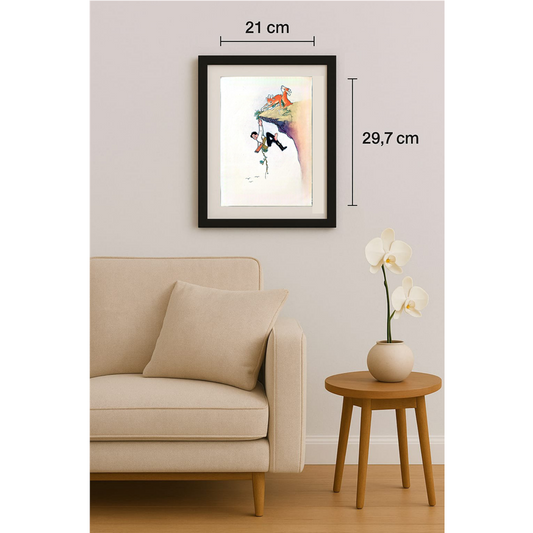 Wang Jinhai 29x21cm Original Cartoon BOD00312