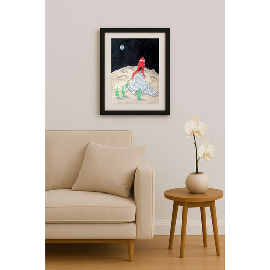 Bossens Philippe 43x30cm Orijinal Karikatür BOD01181