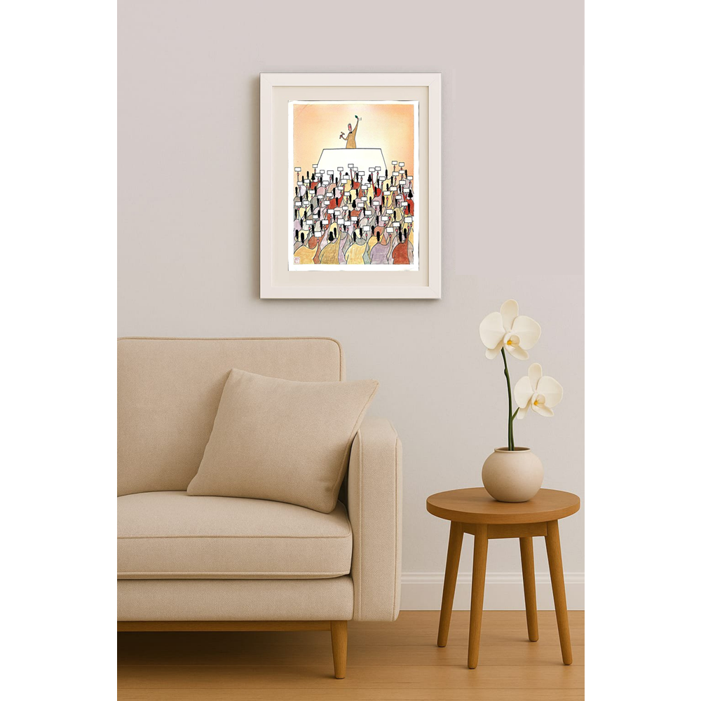 Yu Xian Yao 35x25cm Orijinal Karikatür BOD01191