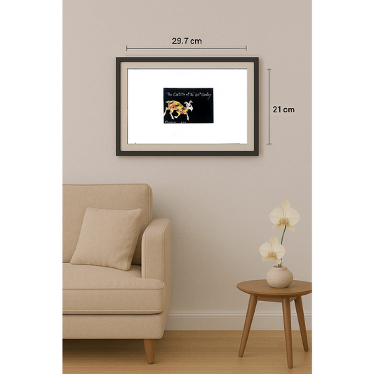 Ali Divandari 29x21cm Orijinal Karikatür BOD01247