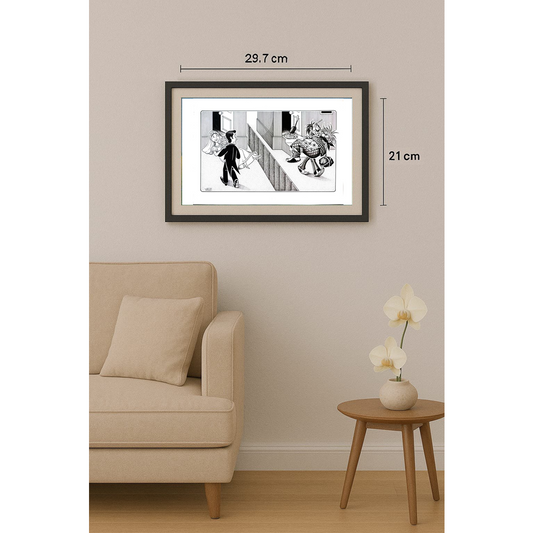 Vansovich Tamara 29x21cm Orijinal Karikatür BOD01562