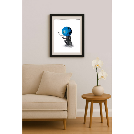 Wolfgang Schlegel 43x30cm Orijinal Karikatür BOD01573