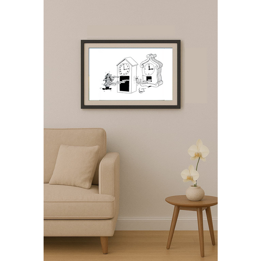 Eduardo Caldari Junior 25x20cm Orijinal Karikatür BOD01624