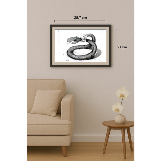 Vladimir Semerenko 29x21cm Orijinal Karikatür BOD01643