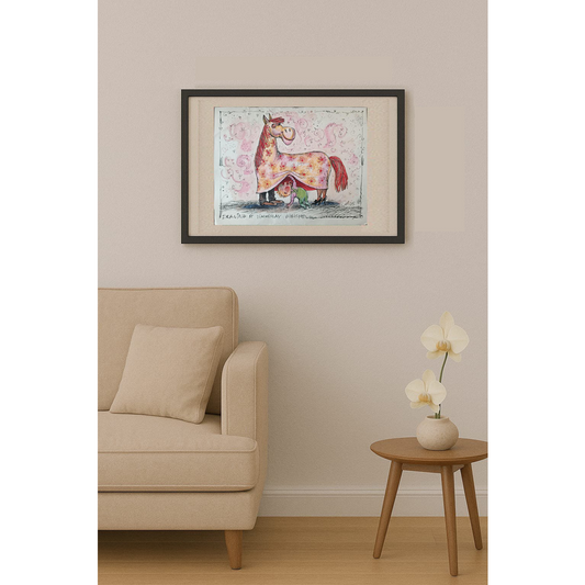 Viacheslav Bibishev 43x30cm Orijinal Karikatür BOD01955