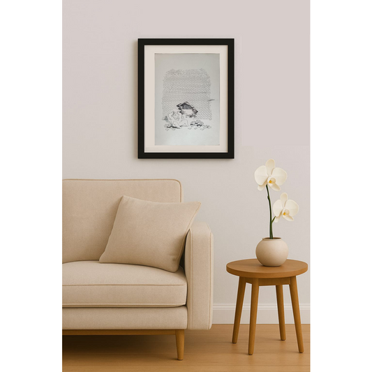 Daniela Zacharova 43x30cm Orijinal Karikatür BOD01964