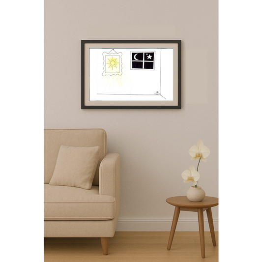 Lephaft Pal 35x25cm Orijinal Karikatür Tablo BOD02043