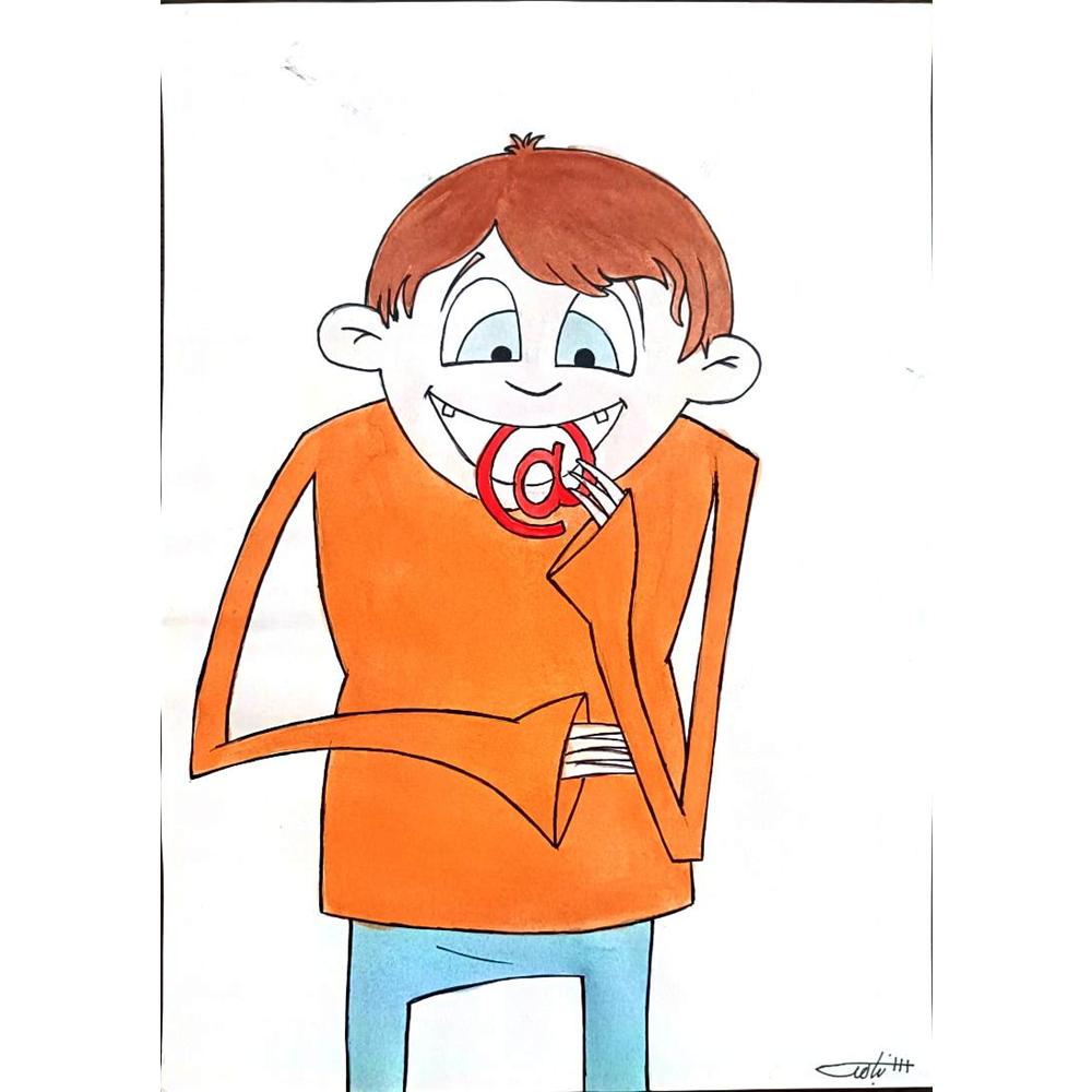 Mehrdad Samadi Zakaria 29x21cm Original Cartoon BOD00001