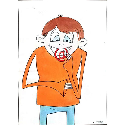 Mehrdad Samadi Zakaria 29x21cm Original Cartoon BOD00001