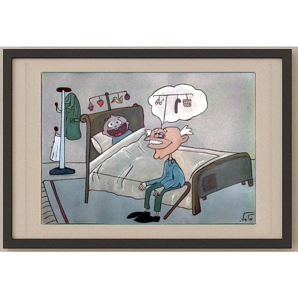 Mehrdad Samadi Zakaria 29x21cm Original Cartoon BOD00001