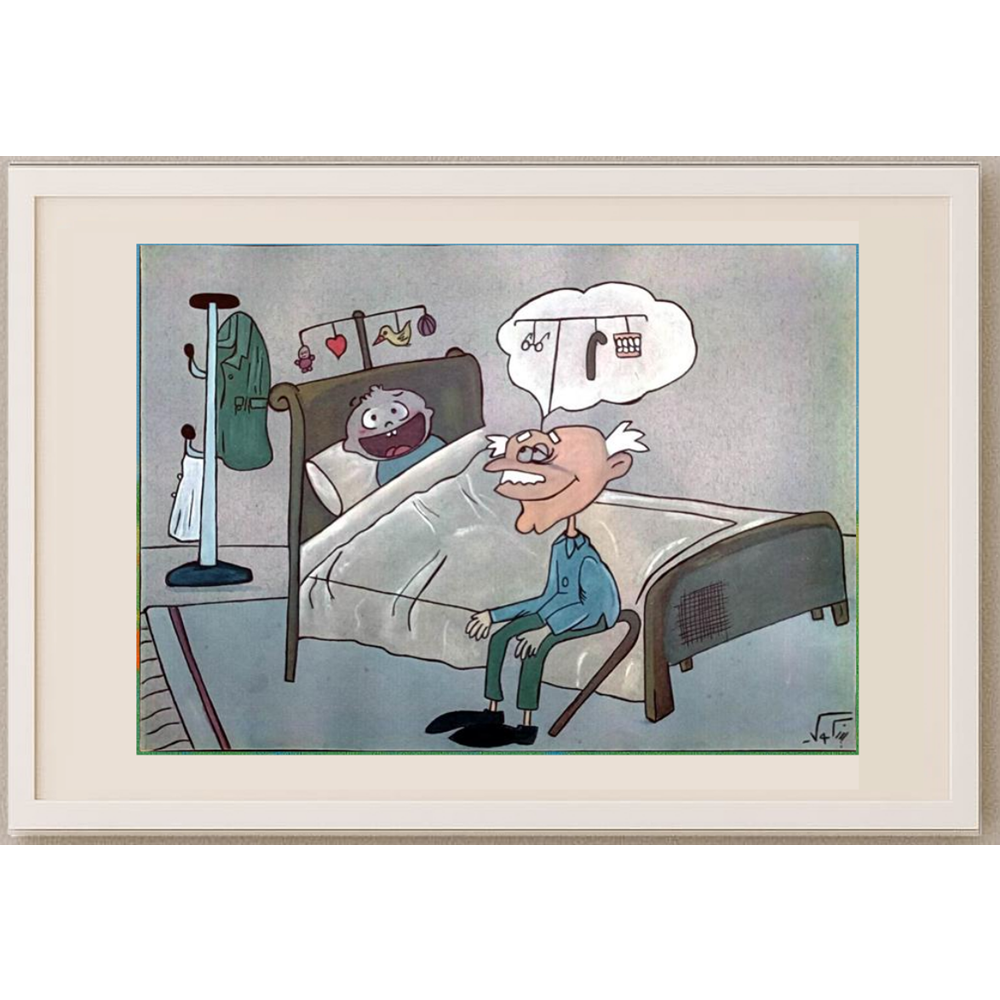 Mehrdad Samadi Zakaria 29x21cm Original Cartoon BOD00001