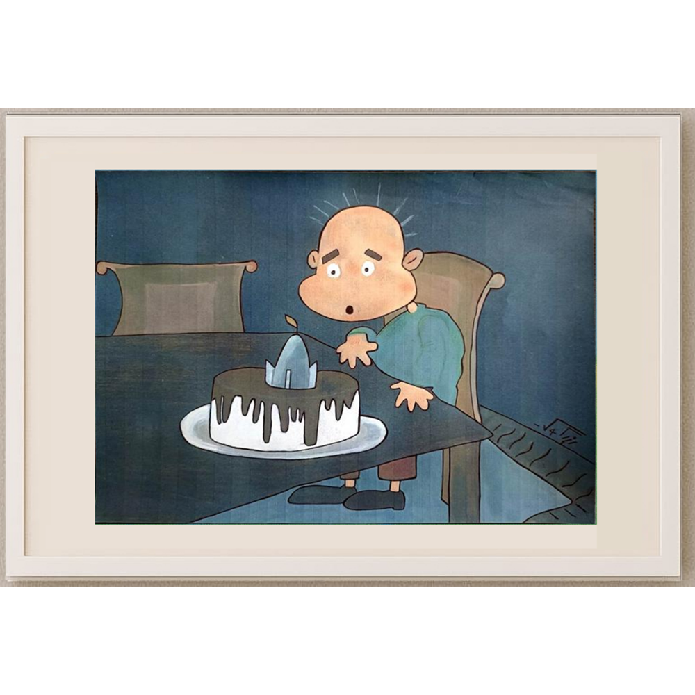 Mehrdad Samadi Zakaria 29x21cm Original Cartoon BOD00001