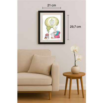 Mehrdad Samadi Zakaria 29x21cm Original Cartoon BOD00001