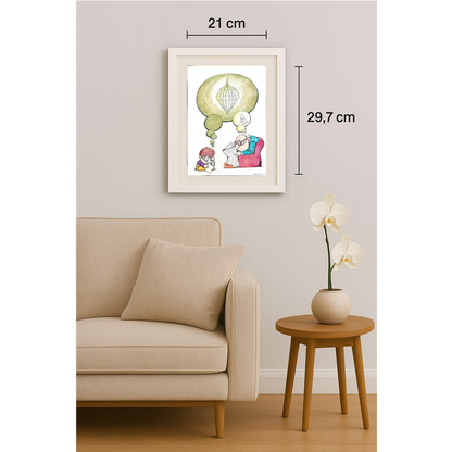 Mehrdad Samadi Zakaria 29x21cm Original Cartoon BOD00001