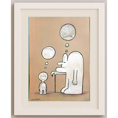 Neda Tanhaei Maghaddam 29x21cm Orijinal Karikatür Tablo BOD00007