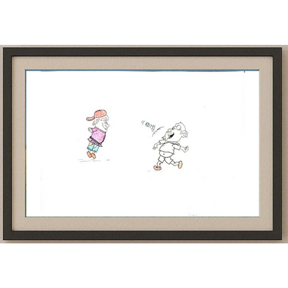 Hossein Abdollahi Adli 29x21cm Orijinal Karikatür Tablo BOD00009