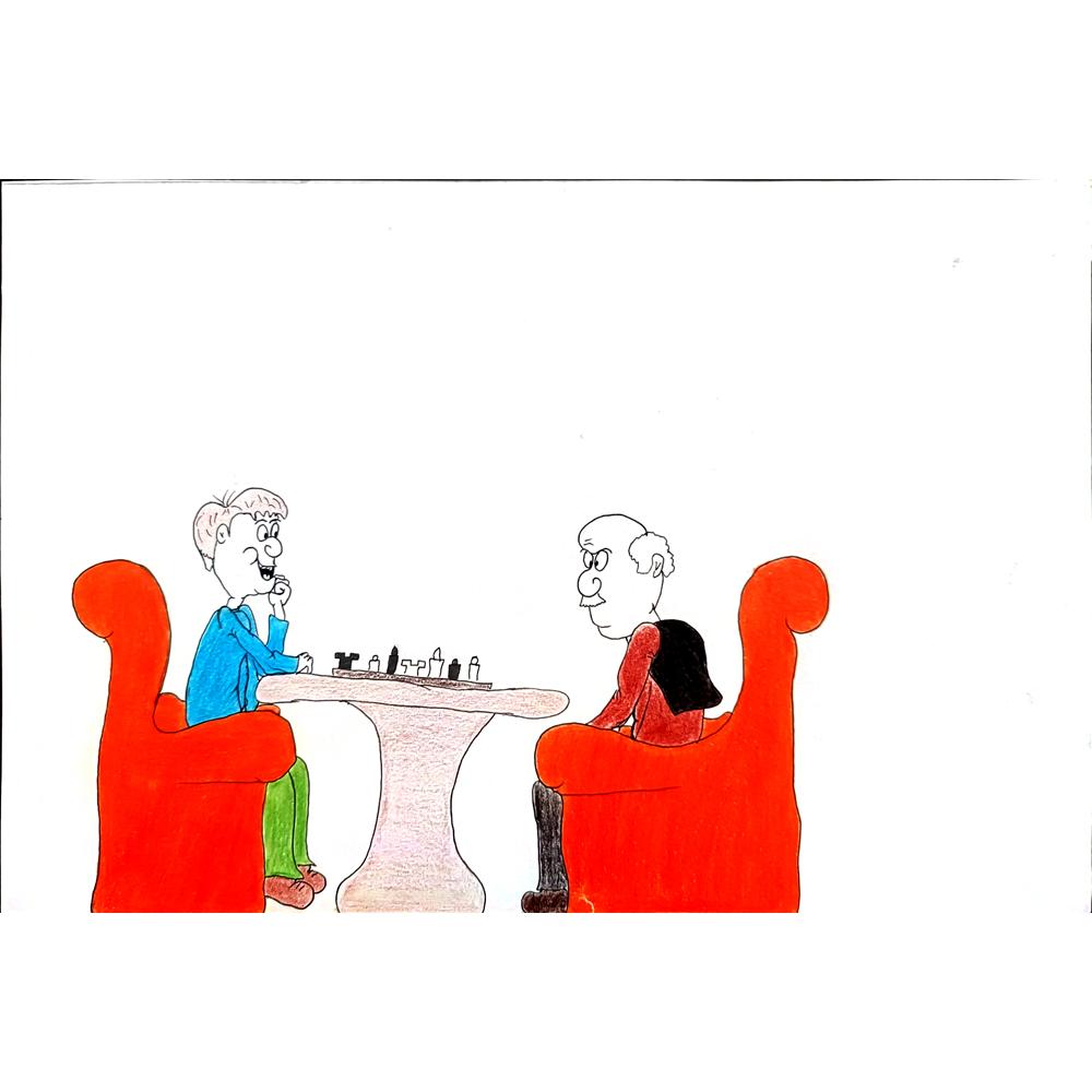 Mehrdad Samadi Zakaria 29x21cm Original Cartoon BOD00001