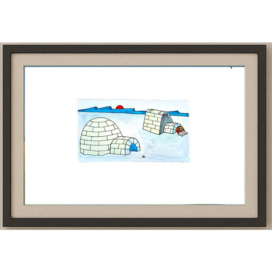 Alexei Talimonov 29x21cm Orijinal Karikatür Tablo BOD00012