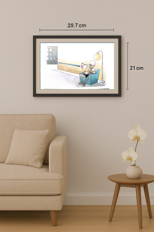 Mehrdad Samadi Zakaria 29x21cm Original Cartoon BOD00001