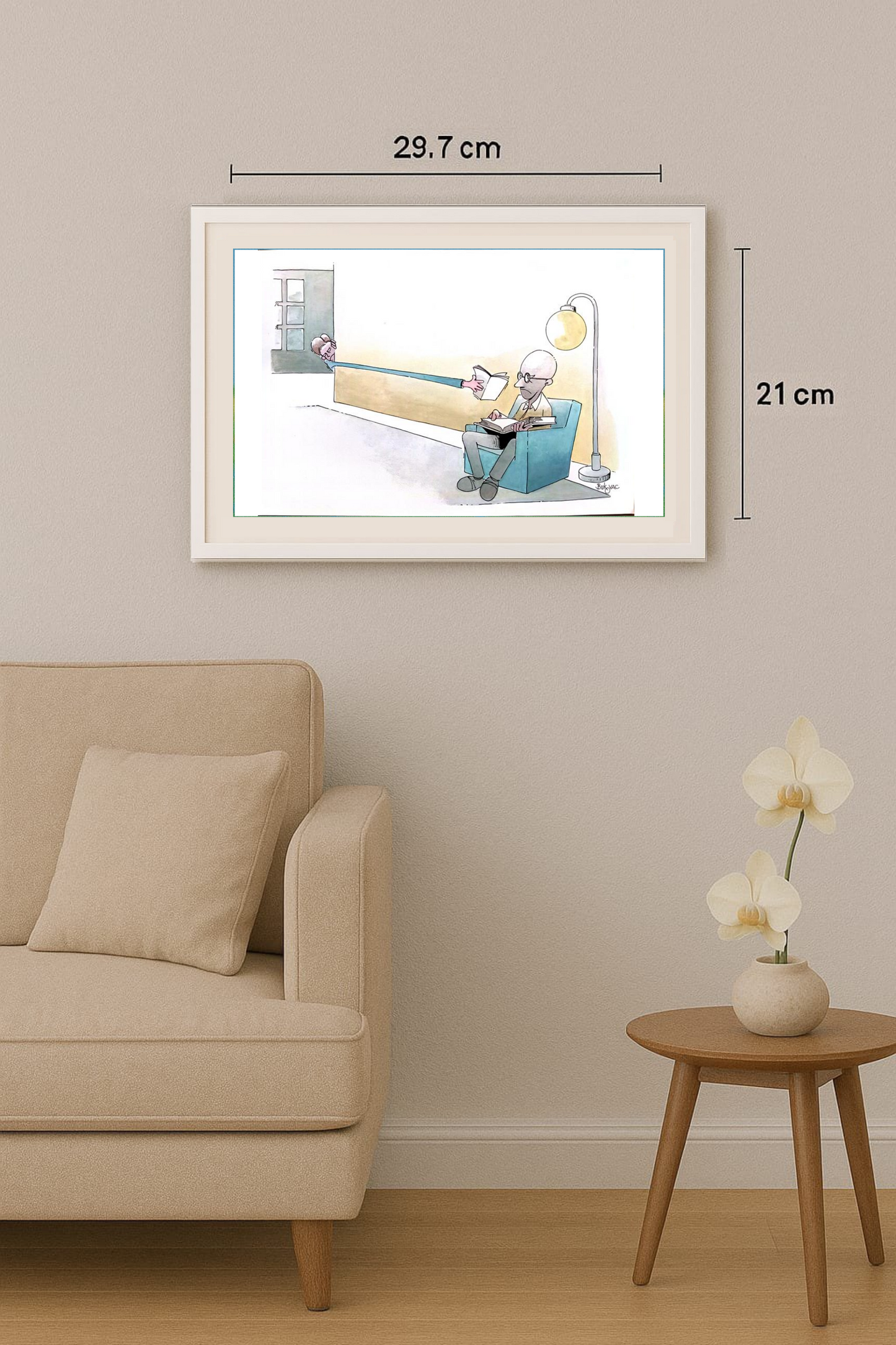 Mehrdad Samadi Zakaria 29x21cm Original Cartoon BOD00001