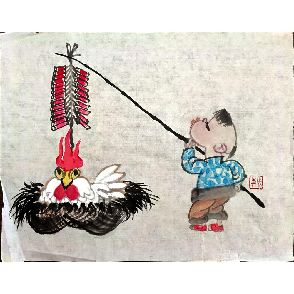 Mehrdad Samadi Zakaria 29x21cm Original Cartoon BOD00001