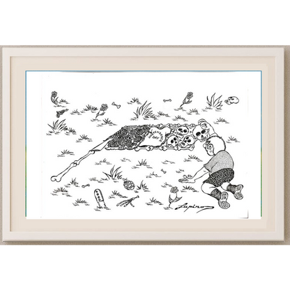 Mehrdad Samadi Zakaria 29x21cm Original Cartoon BOD00001