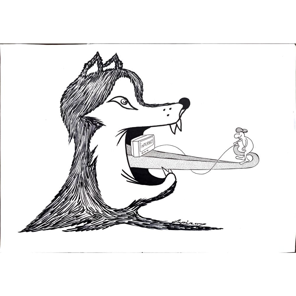 Mehrdad Samadi Zakaria 29x21cm Original Cartoon BOD00001