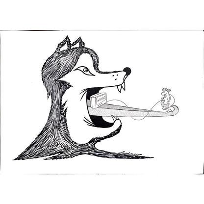 Mehrdad Samadi Zakaria 29x21cm Original Cartoon BOD00001