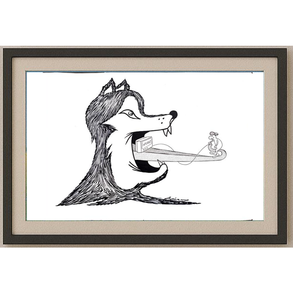 Mehrdad Samadi Zakaria 29x21cm Original Cartoon BOD00001