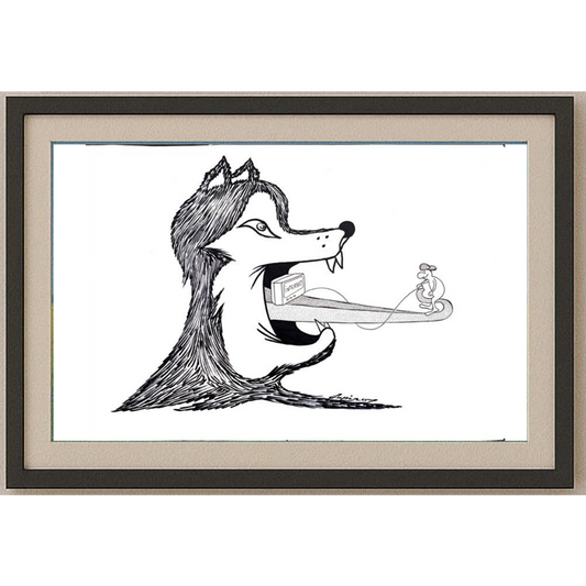 Mehrdad Samadi Zakaria 29x21cm Original Cartoon BOD00001