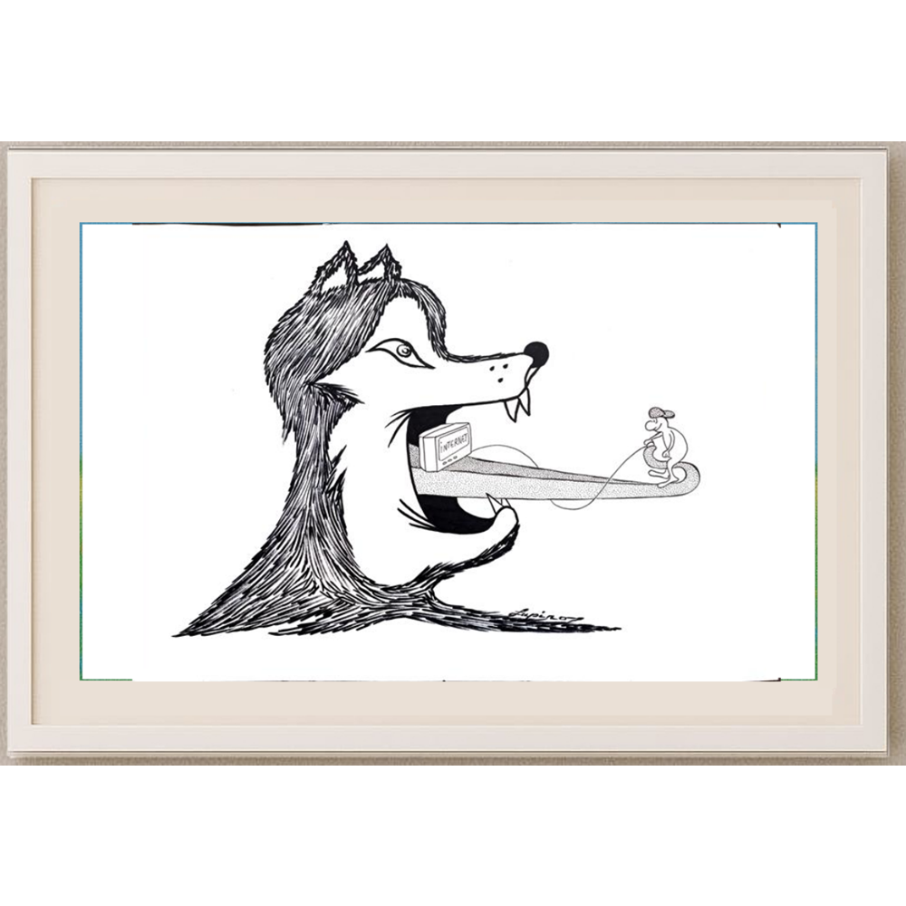 Mehrdad Samadi Zakaria 29x21cm Original Cartoon BOD00001