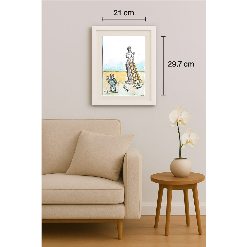 Mehrdad Samadi Zakaria 29x21cm Original Cartoon BOD00001