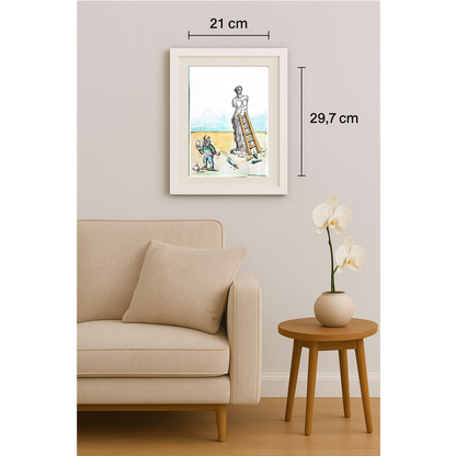 Mehrdad Samadi Zakaria 29x21cm Original Cartoon BOD00001