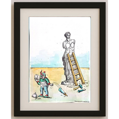 Mehrdad Samadi Zakaria 29x21cm Original Cartoon BOD00001