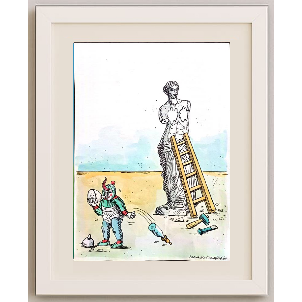 Mehrdad Samadi Zakaria 29x21cm Original Cartoon BOD00001