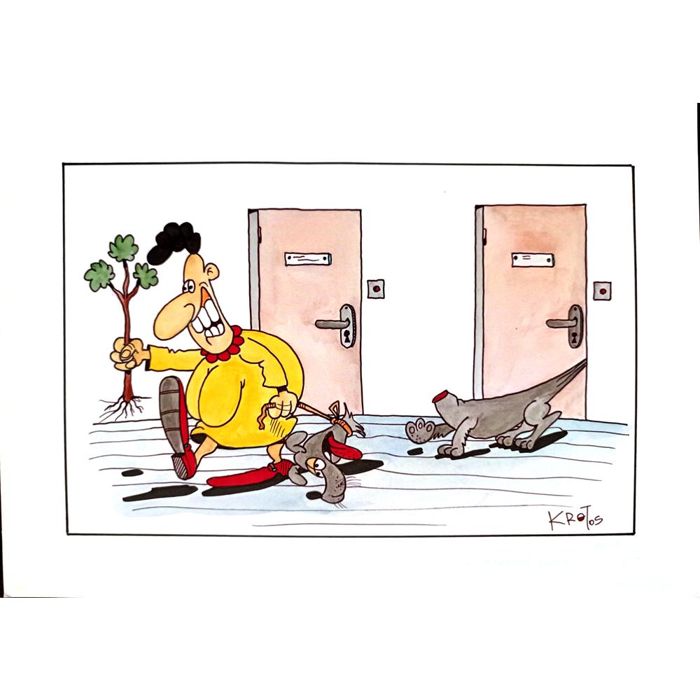 Mehrdad Samadi Zakaria 29x21cm Original Cartoon BOD00001