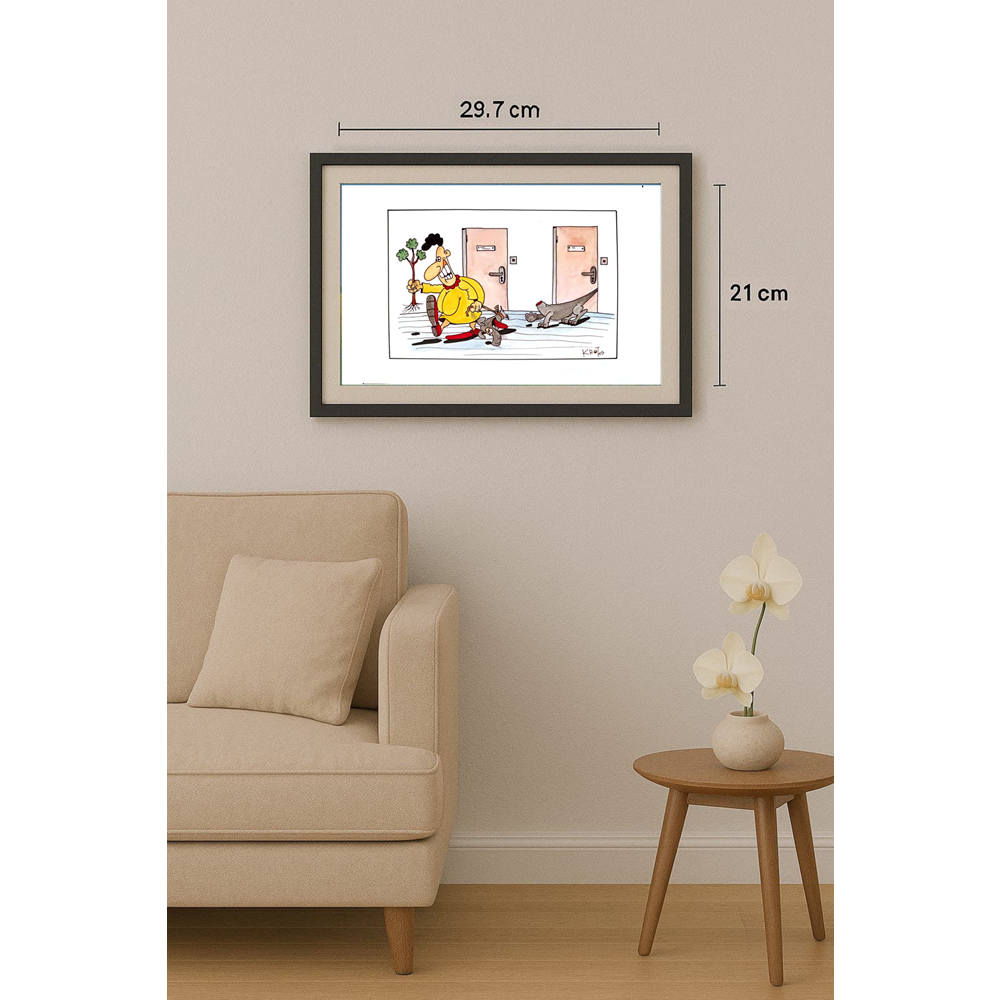 Mehrdad Samadi Zakaria 29x21cm Original Cartoon BOD00001