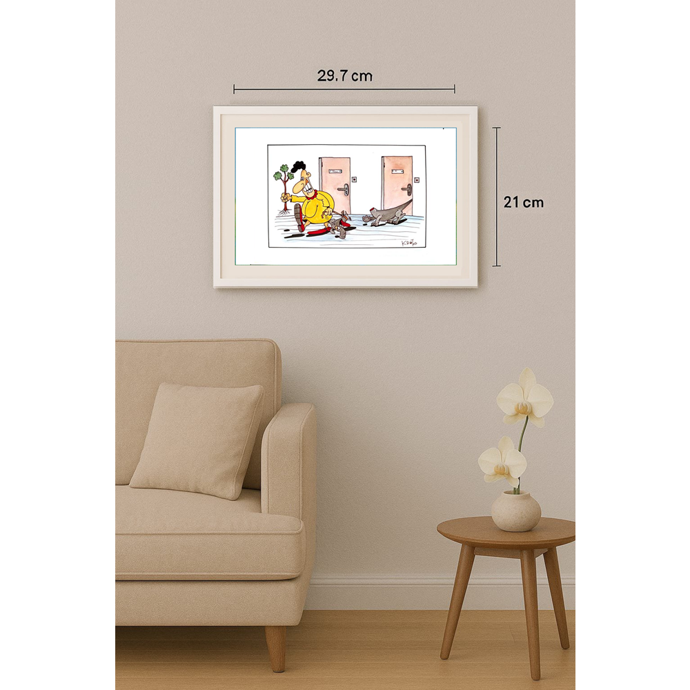 Mehrdad Samadi Zakaria 29x21cm Original Cartoon BOD00001