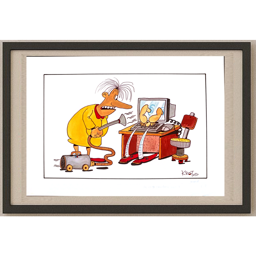 Mehrdad Samadi Zakaria 29x21cm Original Cartoon BOD00001