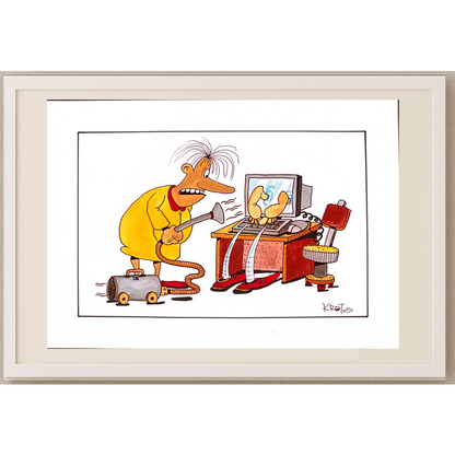 Mehrdad Samadi Zakaria 29x21cm Original Cartoon BOD00001