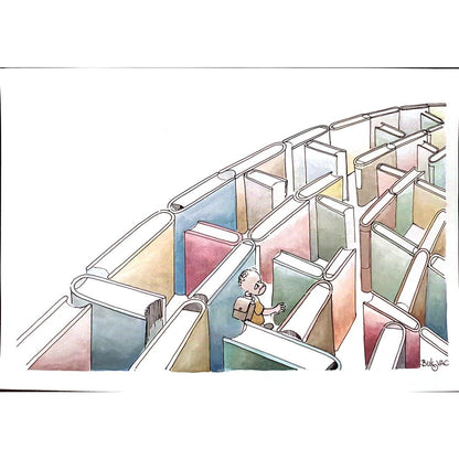 Mehrdad Samadi Zakaria 29x21cm Original Cartoon BOD00001