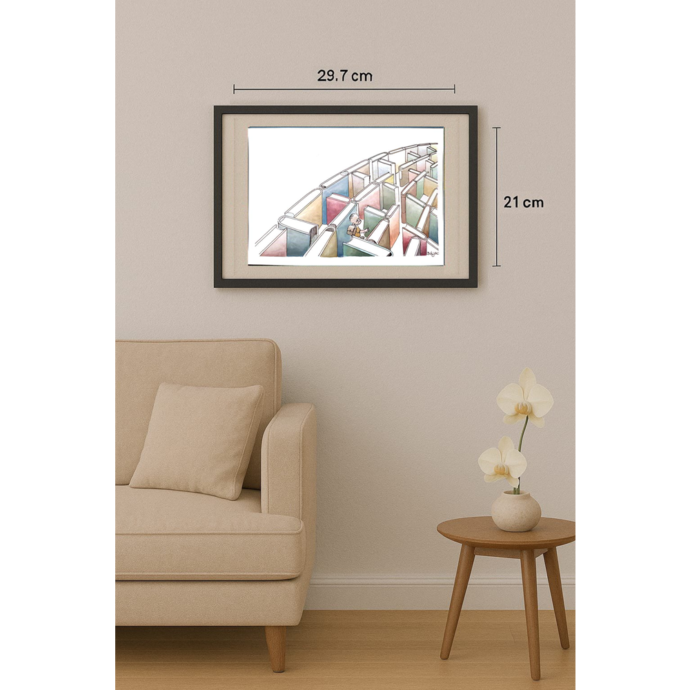 Mehrdad Samadi Zakaria 29x21cm Original Cartoon BOD00001