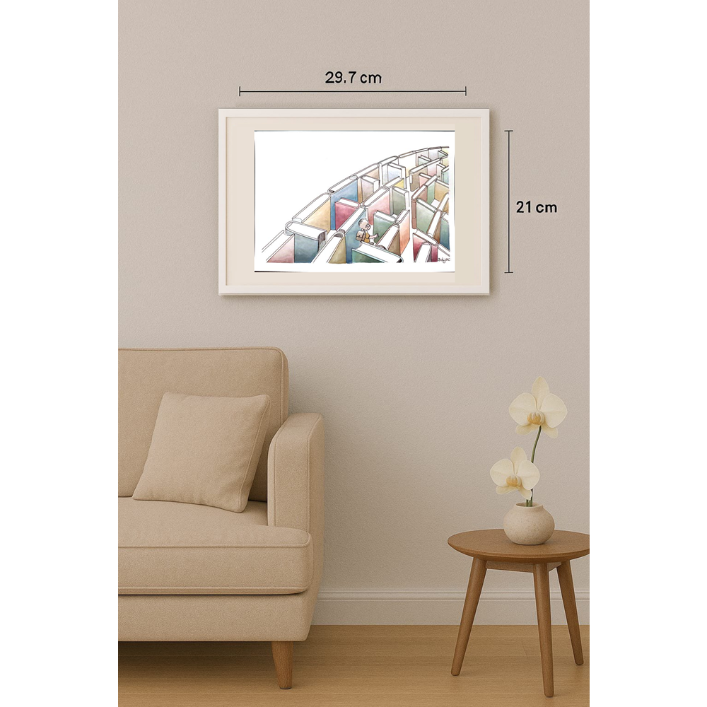 Mehrdad Samadi Zakaria 29x21cm Original Cartoon BOD00001