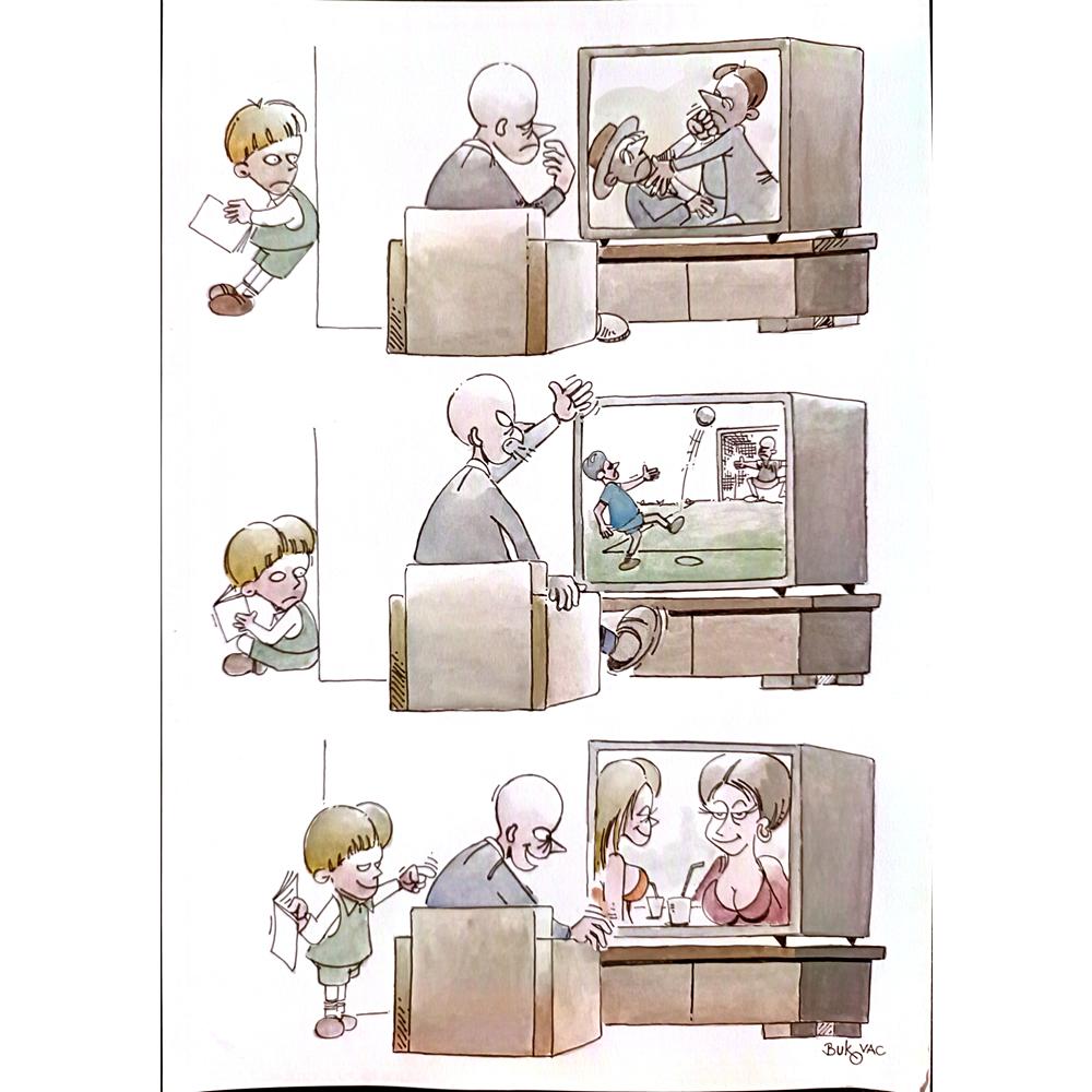 Mehrdad Samadi Zakaria 29x21cm Original Cartoon BOD00001