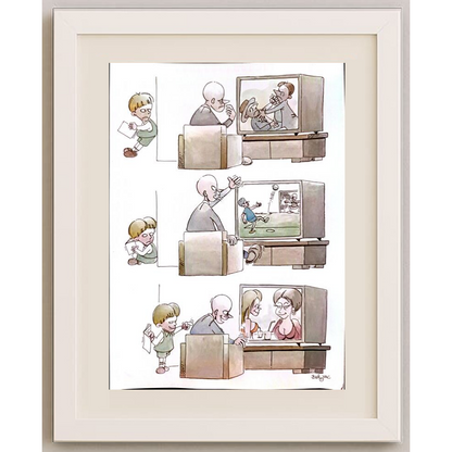 Mehrdad Samadi Zakaria 29x21cm Original Cartoon BOD00001