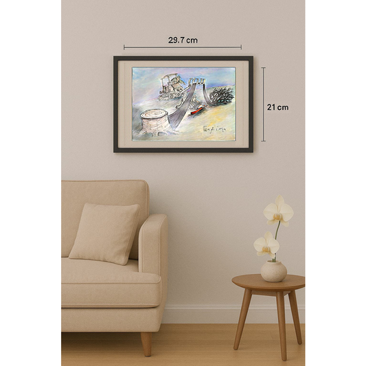 Mehrdad Samadi Zakaria 29x21cm Original Cartoon BOD00001